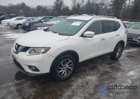 2014 Nissan Rogue Sl z USA, uszkodzony, nr VIN 5N1AT2MV4EC759846